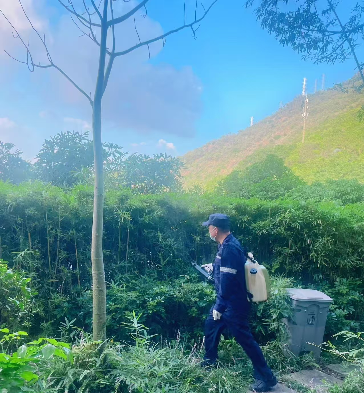 户外喷药
